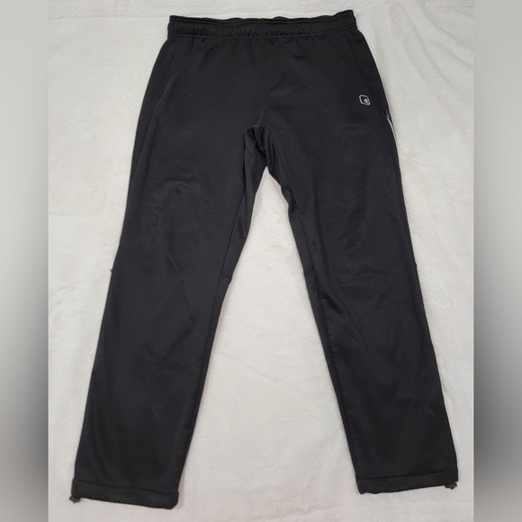 And 1 Black Sweatpants with Elastic Waistband and Minimalist Design - Picture 1 of 11